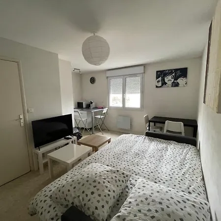 20m2 Stationnement Gratuit Wifi 4 Rue Proudhon 아파트 *