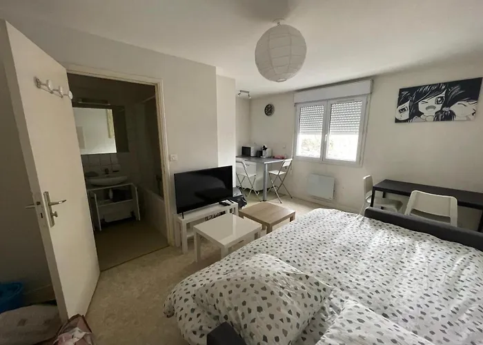 Lejlighed 20m2 Stationnement Gratuit Wifi 4 Rue Proudhon *