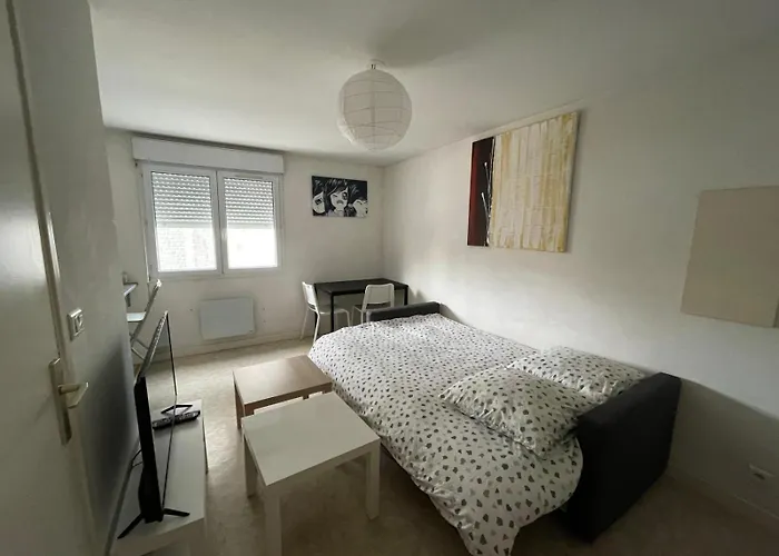 Lejlighed 20m2 Stationnement Gratuit Wifi 4 Rue Proudhon